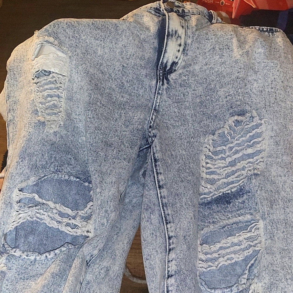 Torn jeans
